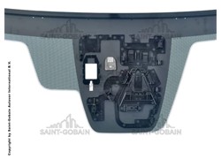 ŠAJBA MAZDA CX5 017-024- SENZ AKUST GRIJ TELEKAM MODIF ST GOBAIN